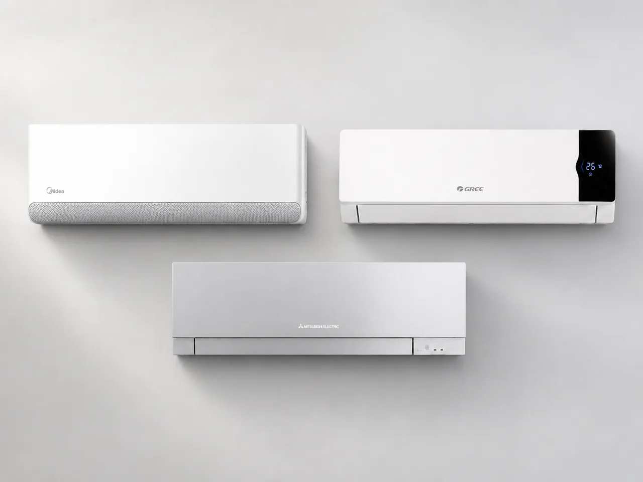 Техника Midea и Gree: мульти-сплит, настенные, напольные, кассетные