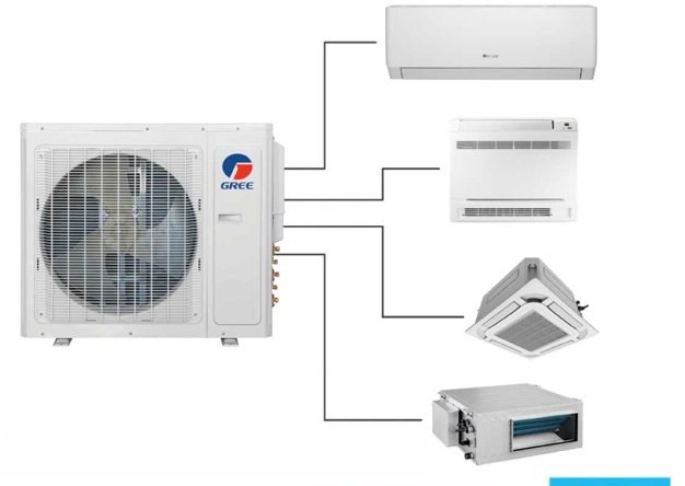 Midea and Gree equipment: multi-split, wall, floor, cassette
